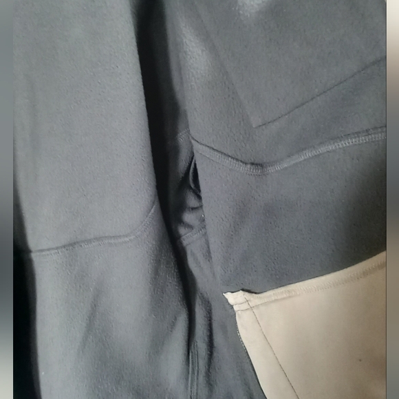 Spyder Charcoal Gray Black Colorblock Fleece Full-zip Jacket Size XL - Picture 7 of 9